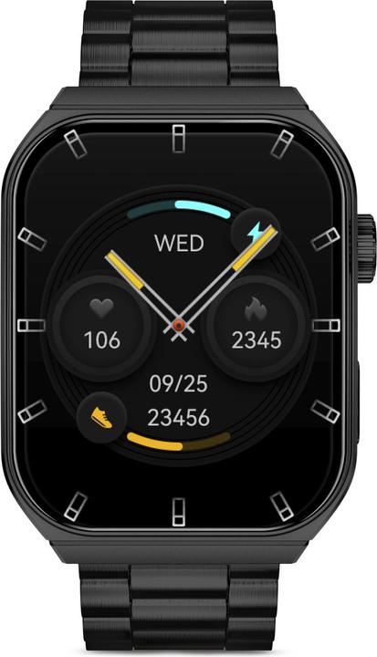 Actual product image KSIX Olympo smartwatch, AMOLED 1,96” display, 2 straps, 5 days aut., Sport and health modes, Calls