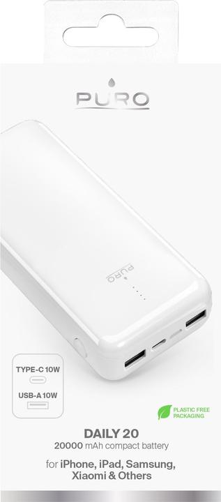 Image du produit Puro Power Bank (20000 mAh, 74 Wh)