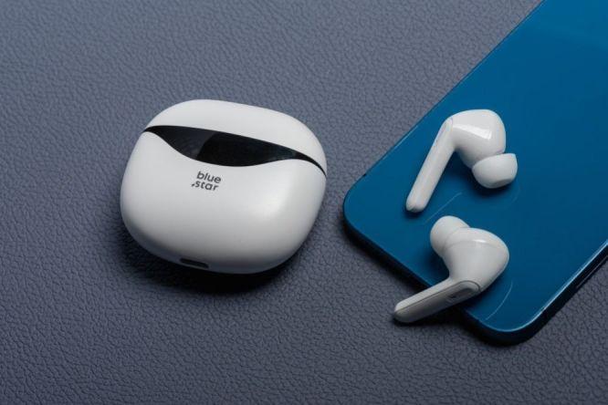Produktbild Wired headphones Blue Star BLUE STAR wireless earphones bluetooth TWS T60 white (4.50 h, Kabellos)
