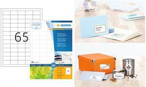 Actual product image HERMA Recycling labels A4