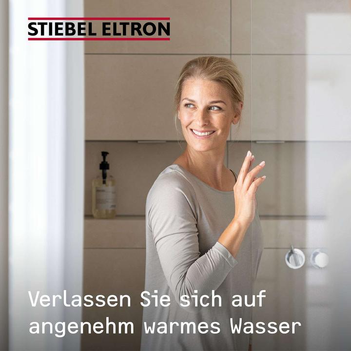 Actual product image Stiebel Eltron HDB-E 27 Trend Electronic instantaneous water heater Almost constant temperature thanks to 2i
