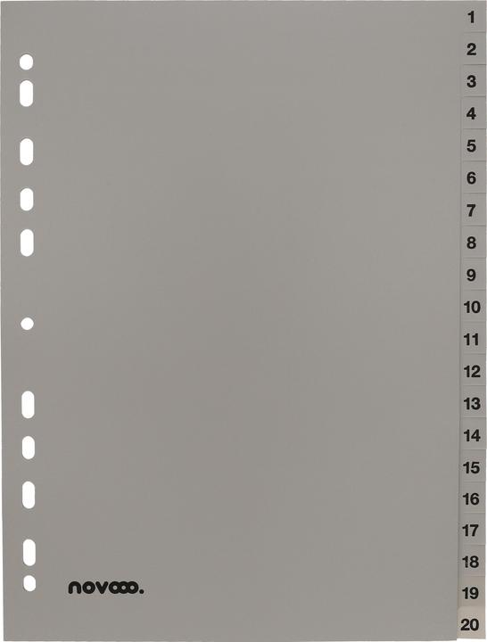 Actual product image Novooo Index PP grey A4