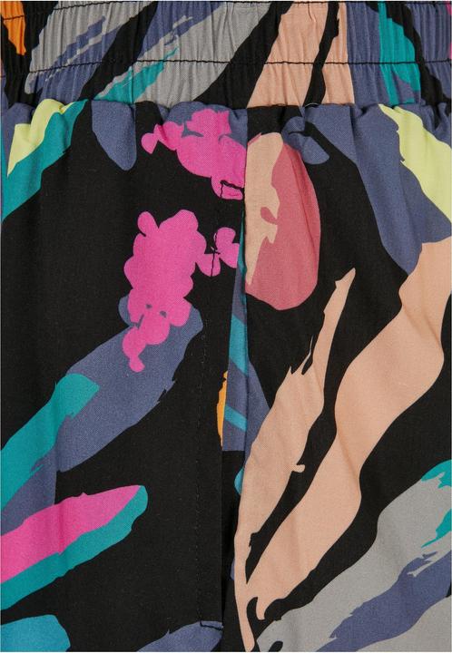 Actual product image Urban Classics Ladies AOP Viscose Resort Shorts - 6330 (5XL)