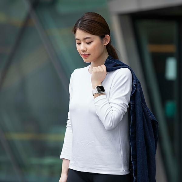 Actual product image Uniq etui Moduo Apple Watch Series 4/5/6/7/8/SE 40/41mm kredowy-szary/ chalk-stone grey