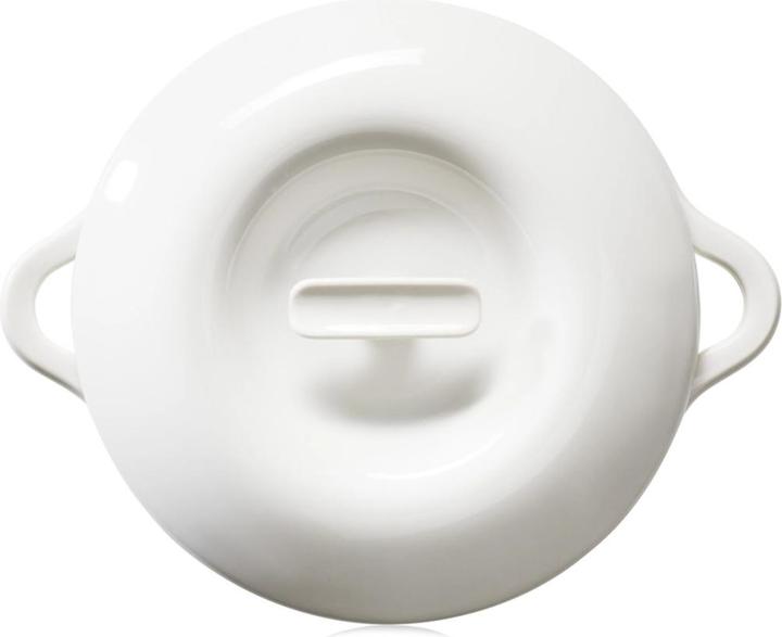 Actual product image Revol Bombance round oven casserole 22 cm orzell alabaster white (22 cm, Casserole + Stewpot)