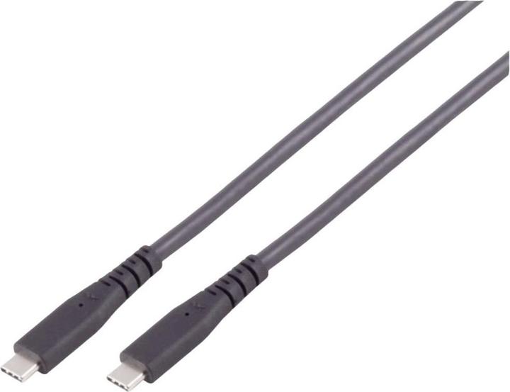 Produktbild BKL Electronic USB-C Verbindungskabel, USB4 Gen 3x2, 240W, 0.5m (0.50 m, USB 4.0, 240 W)