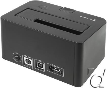 Actual product image Sharkoon SATA QuickPort PRO, USB & eSATA connection external