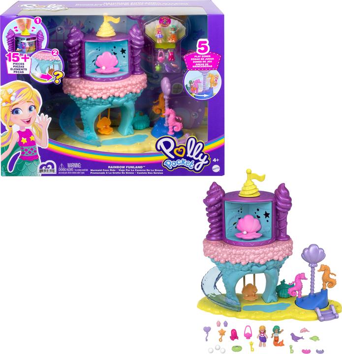 Image du produit Polly Pocket Coffret Monde des Princesses - Mini poupée - Dès 4 ans