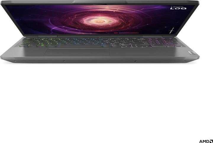 Actual product image Lenovo LOQ 16APH8 AMD Ryzen 7 7840HS 16inch 16GB 512GB SSD RTX4050 6GB W11H Storm Grey Qwerty (16", 16 GB, 512 GB, Eng. Int.)