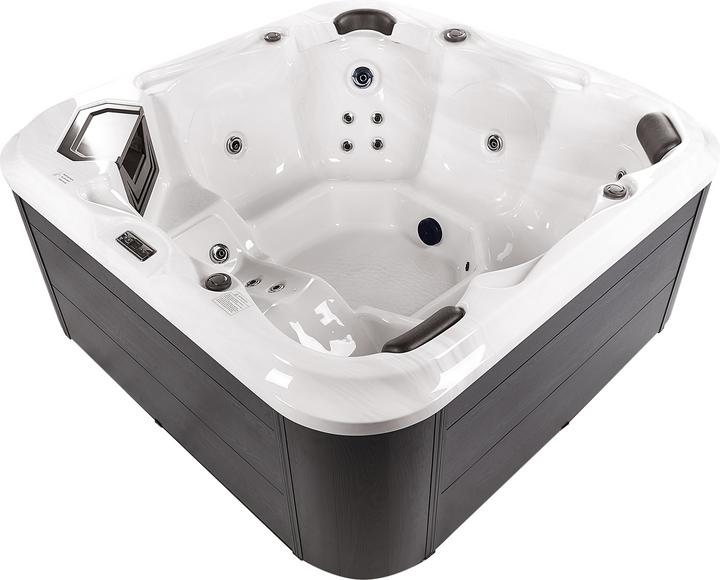Actual product image Beliani Whirlpool Outdoor white with LED square 210 x 210 cm TULAROSA