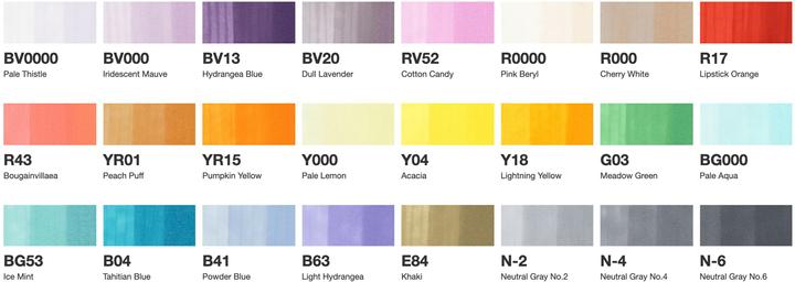 Image du produit Copic Manga Illustration (Multicolore, 3 mm, 24 x)