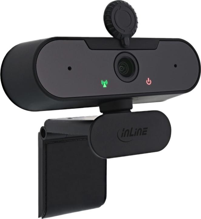 Produktbild InLine ® Webcam FullHD 1920x1080/30Hz mit Autofokus, USB Typ-C Anschlusskabel (2.10 Mpx)