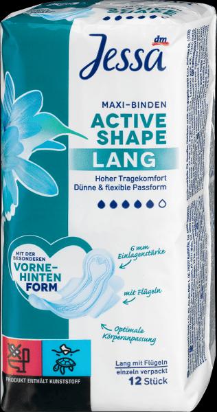 Actual product image dm Jessa Maxi pads Active Shape Long (1 x)
