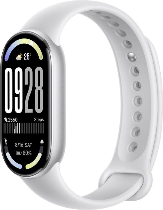 Actual product image Xiaomi Smart Band 10 Glacier Silver, BHR07PSGL