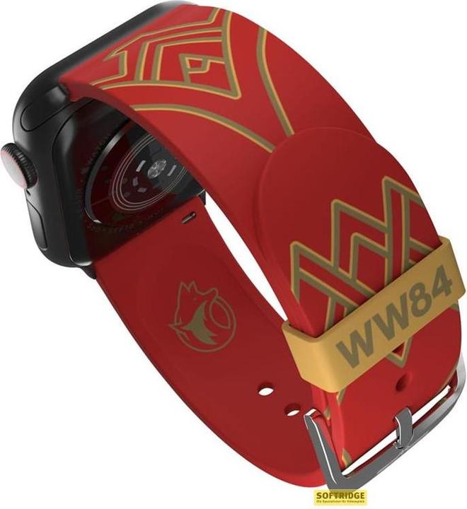 Actual product image Moby Fox DC Comics bracelet pour smartwatch Wonder Woman 1984: Crimson Armor (Silicone)