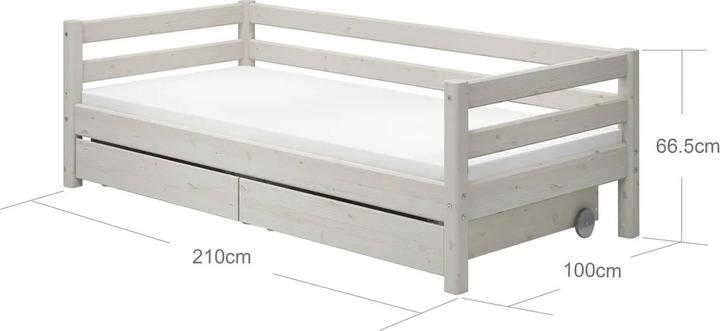 Produktbild Flexa Bett mit 2 Schubkasten (90 x 200 cm)