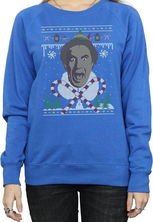 Elf Christmas Fair Isle Sweatshirt (L)