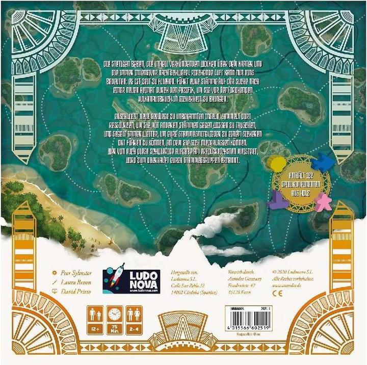 Actual product image LUND0008 - Polynesia - Board game, for 2-4 players, from 12 Years (DE Edition) (German)