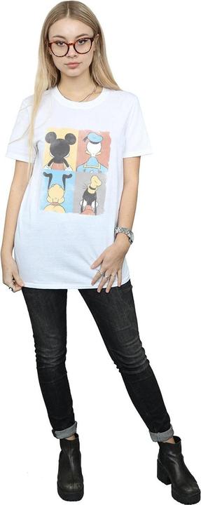 Immagine prodotto Disney Mickey Mouse Four Backs Maglietta Ampia Donna (3XL)