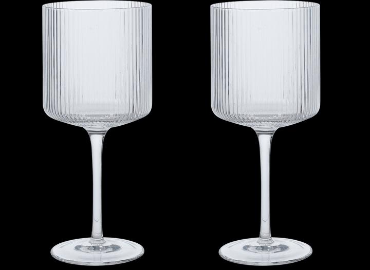 Actual product image Ferm Living Ripple (32.50 cl, 2 Glasses, White wine glasses)