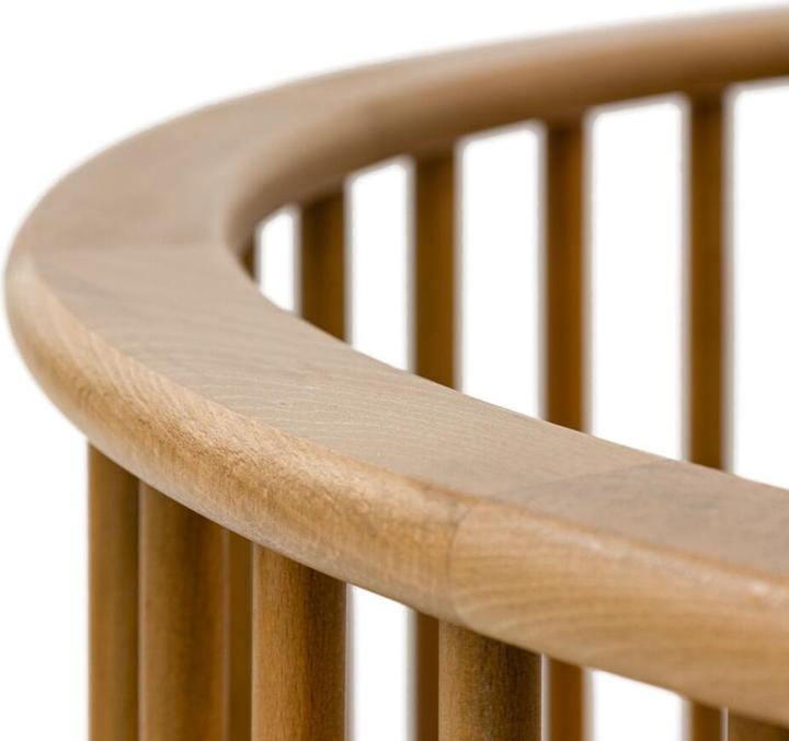 Produktbild Bopita Laufgitter Rondo inkl. Rollen Rose Wood (102 cm, 102 cm, Buche)