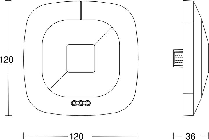 Actual product image Steinel Presence detector bus DALI UP ws 360° v140° 002817 (6 m)