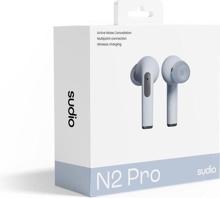 Image du produit Sudio N2 Écouteurs intra-auriculaires sans fil - draadloze oordopjes - avec annulation active du bruit (ANC, 4 h, Sans fil)