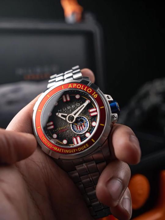 Actual product image Nubeo NB-6093-33 Apollo 55th (Rotating bezel left)