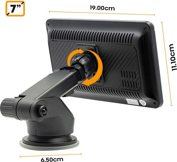 Immagine prodotto Avizar CarPlay 7" Display GPS / MP5 / Wi-Fi (Auto Android, Apple Carplay)