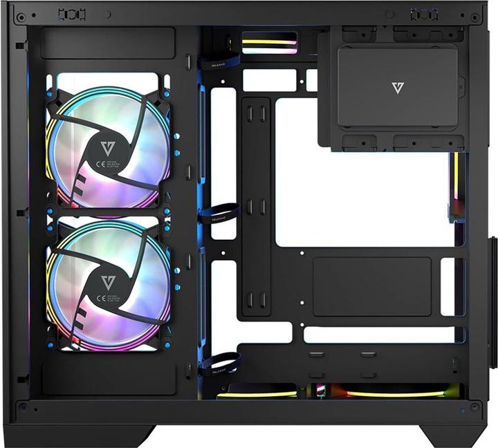 Image du produit Modecom Obudowa Volcano Panorama Apex ARGB 5F czarna (AT-PANORAMA-5F-ARGB-10-000000-0002) (mATX, ITX, ATX)