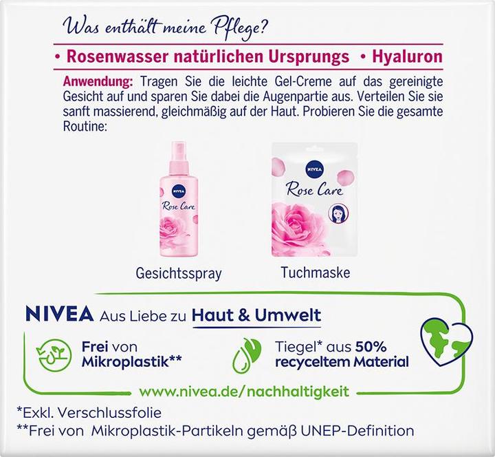 Image du produit NIVEA Eau de rose Soin de jour (50 ml, Crème de jour)