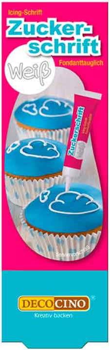 Produktbild Dekoback Zuckerschrift Weiss