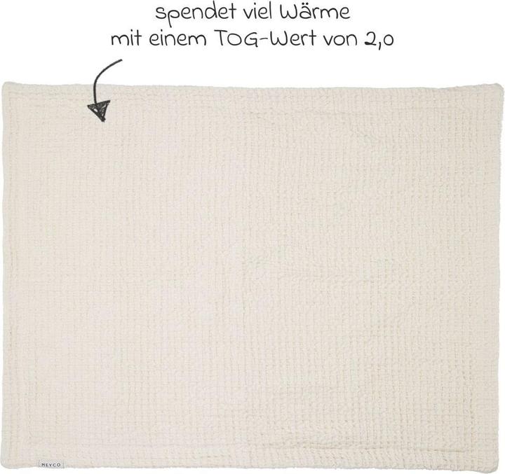 Immagine prodotto Meyco Coperta per bambini con orsetto in cialda