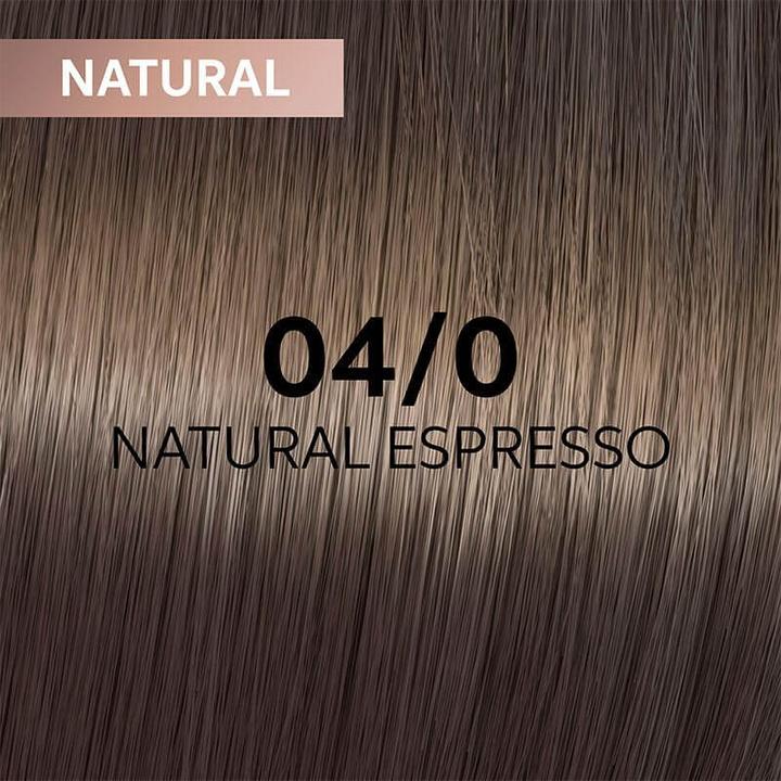Image du produit Wella Shine Finity 04/0 brun moyen naturel 60 ml (04, 0 - Espresso naturel)