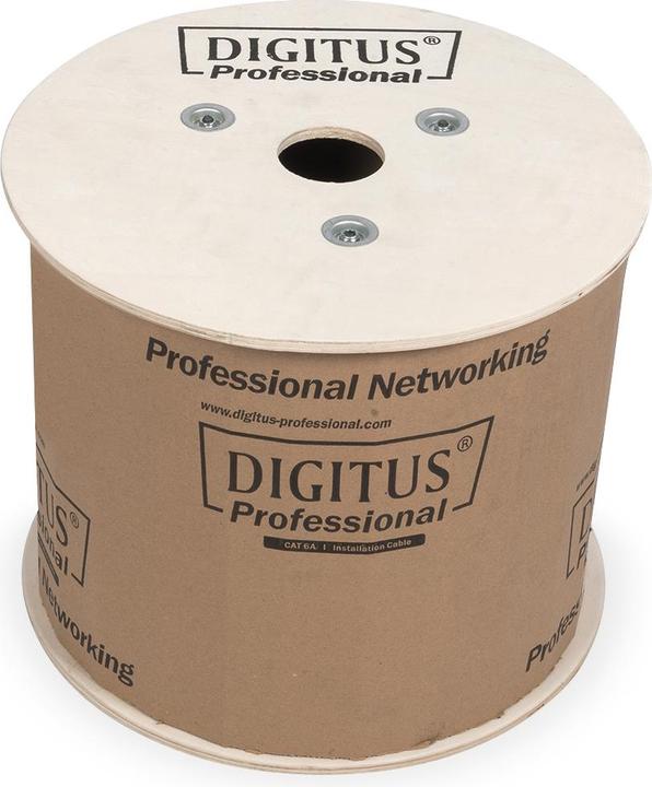 Produktbild Digitus CAT6A U-FTP Roh-Ins.kabel 500m (U/FTP, CAT6a, 500 m)