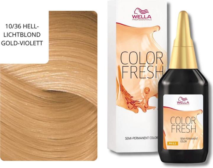 Produktbild Wella Color Fresh Acid (10/36 Hell-Lichtblond Gold-Violett)