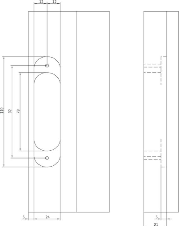 Actual product image Roberto Anselmi ANSELMI concealed door hinge AN 150 3D, die-cast zinc white