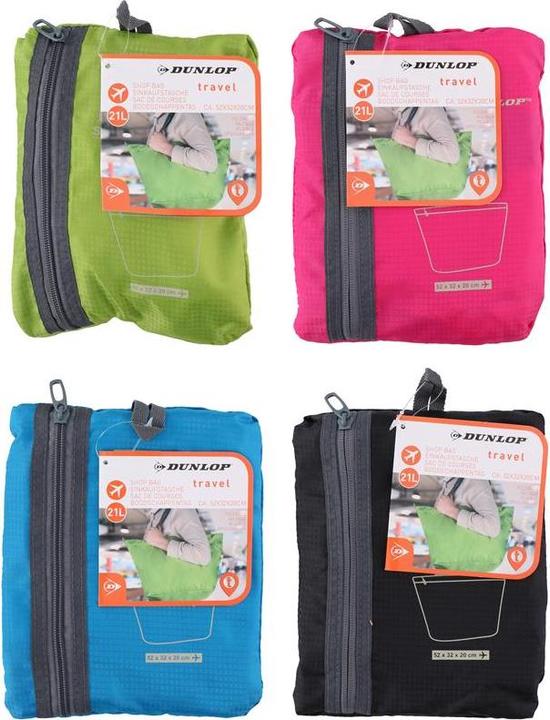 Produktbild Dunlop – faltbare Einkaufstasche (rosa) (21 l)