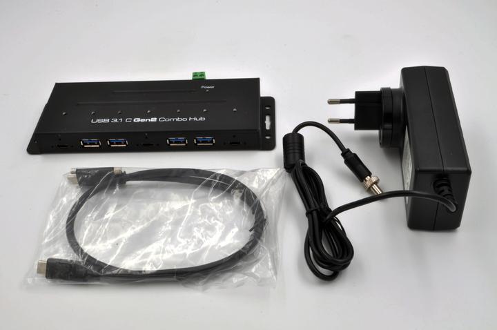 Actual product image Exsys EX-1247HMVS (USB-C, 7 Ports)