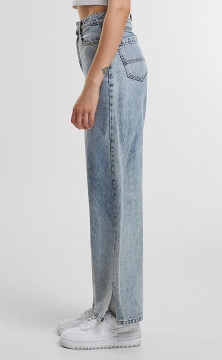 Produktbild Urban Classics Ladies Wide Leg Slit Denim (31)