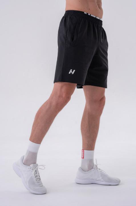 Actual product image Nebbia Relaxed-fit Shorts with Side Pockets 319 black (M)