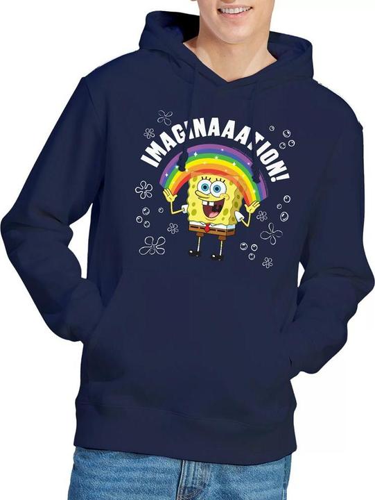 Immagine prodotto Spongebob Squarepants Imagination Felpa con Cappuccio Uomo (XXL)