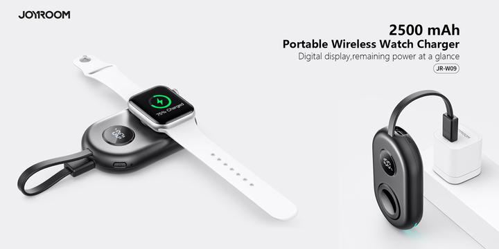Produktbild Joyroom 5000 mAh Portable Charger for Mobile and Apple Watch - Black (5000 mAh, 3 W, 18.50 Wh)