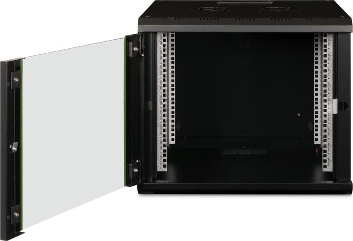 Actual product image Digitus DN-19 09U-6/6-SW Wall cabinet black (9 RU, 19 inch rack)
