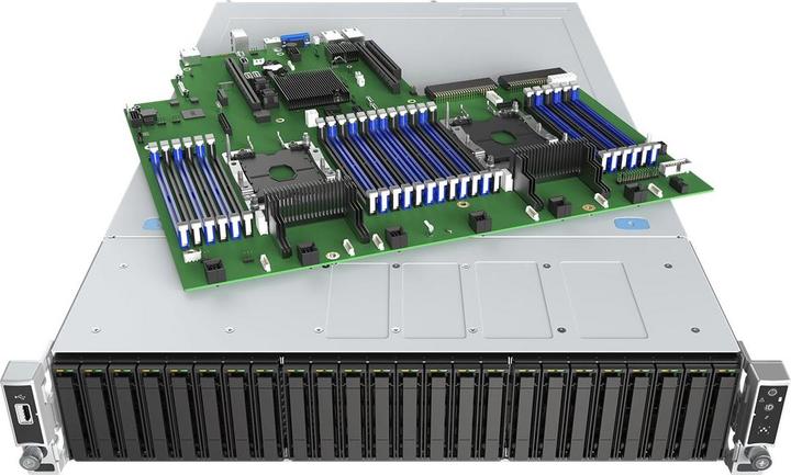 Produktbild Intel Server Barebone R2224WFTZSR S2600WFTR 1xPSU 3xHSBP SAS/NVMe Combo.5inch Dual