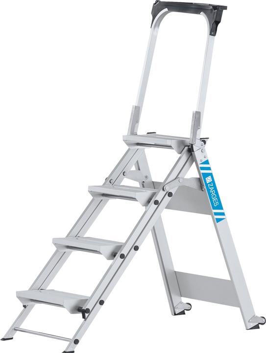 Produktbild Zarges Sicherheitstreppe ohne Bügel einseitig begehbar (Arbeitsplattform, 36 cm)