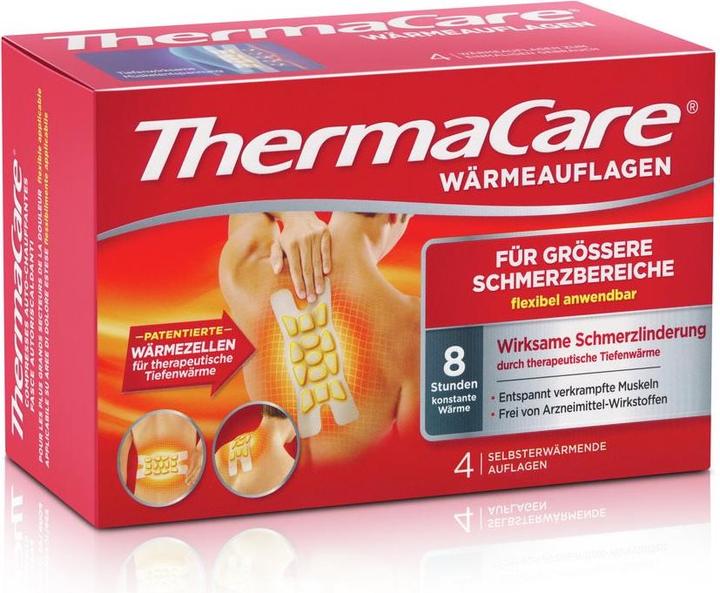 Thermacare Wärmeauflagen flexible Anwendung grössere Schmerzbereiche XL (4 x, 1872 ml, 235 g)