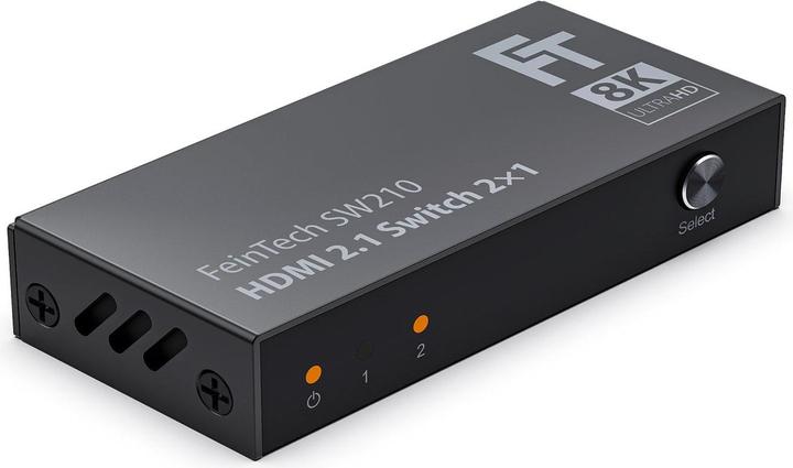Produktbild FeinTech SW210 HDMI 2.1 8K Bi-Directional Switch 2 In 1 Out | Splitter 1 In 2 Out | Metal