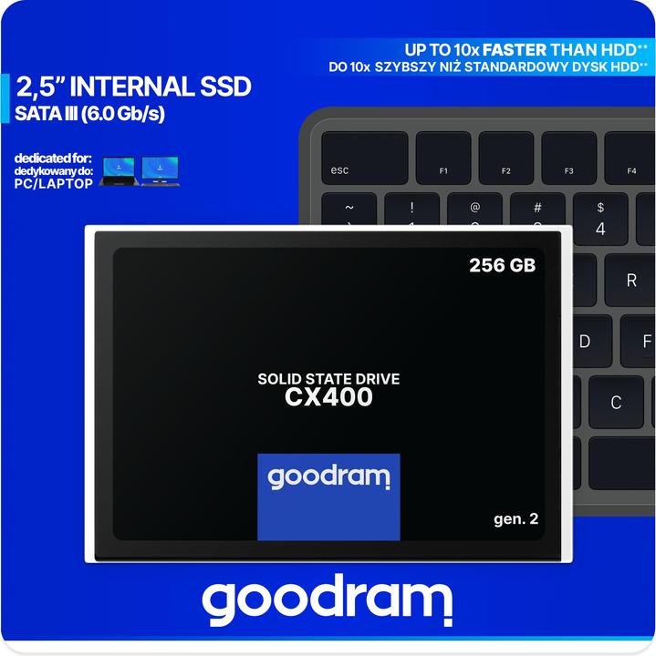 Produktbild Goodram CX400 (256 GB, 2.5")