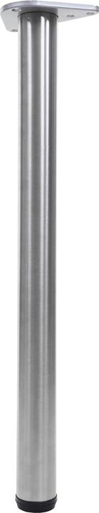 Image du produit Swisshandel24 4x Pied de table, pour bureau Pied de table de salle à manger, 73cm Aspect inox